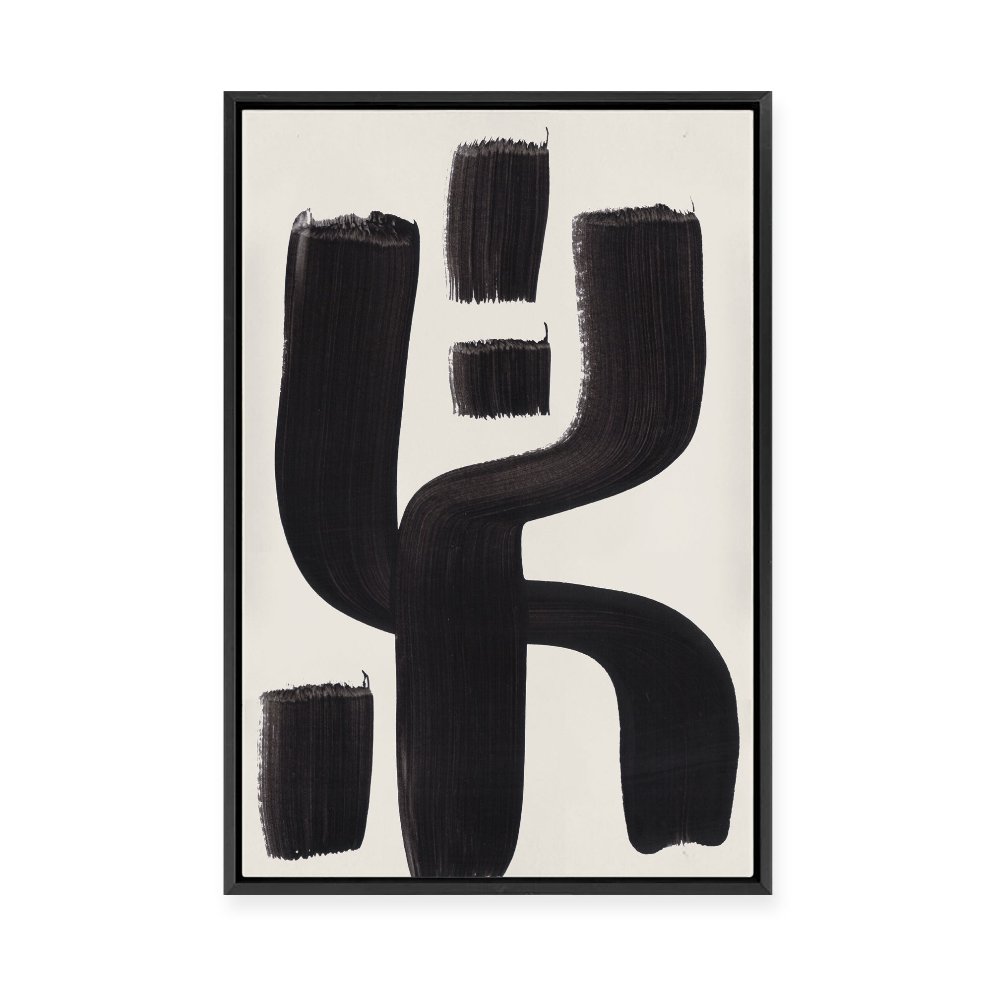 Black Mark I | Framed Canvas