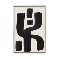 Black Mark I | Framed Canvas