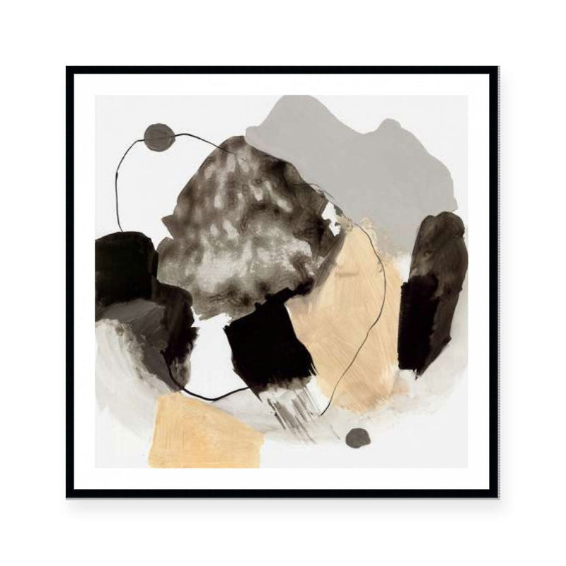 Black and Gray Blobs