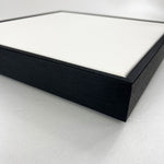 Blank Canvas | Primed Cotton | Black Frame | Square