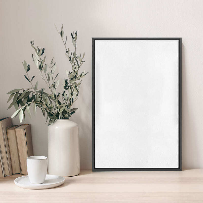 Blank Canvas | Primed Cotton | Black Frame | Rectangle