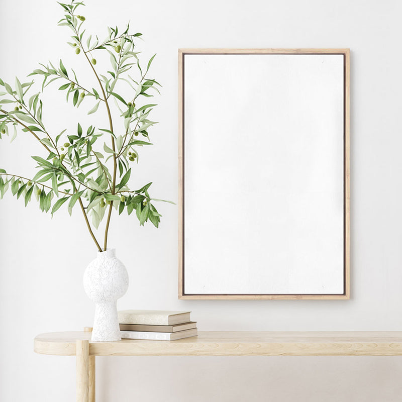 Blank Canvas | Primed Cotton | Oak Frame | Rectangle