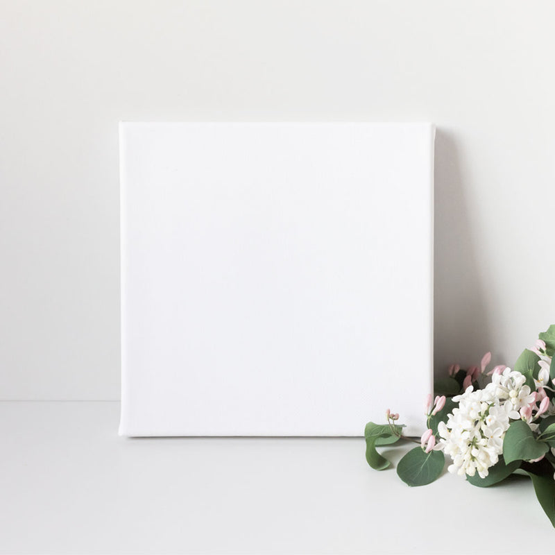 Blank Canvas | Primed Cotton | Unframed | Square (Set of 2)