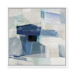 Blue Dimension II | Framed Canvas