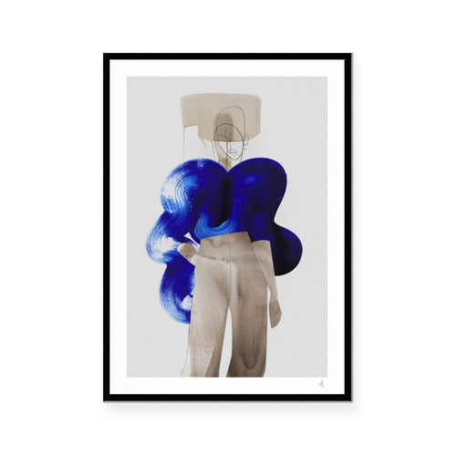 Blue Knit #2 | Fine Art Print | Peytil