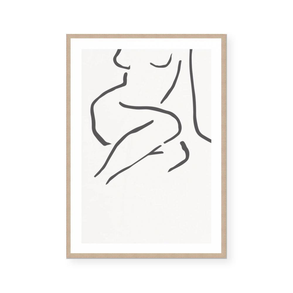 Body Lines I | Taupe