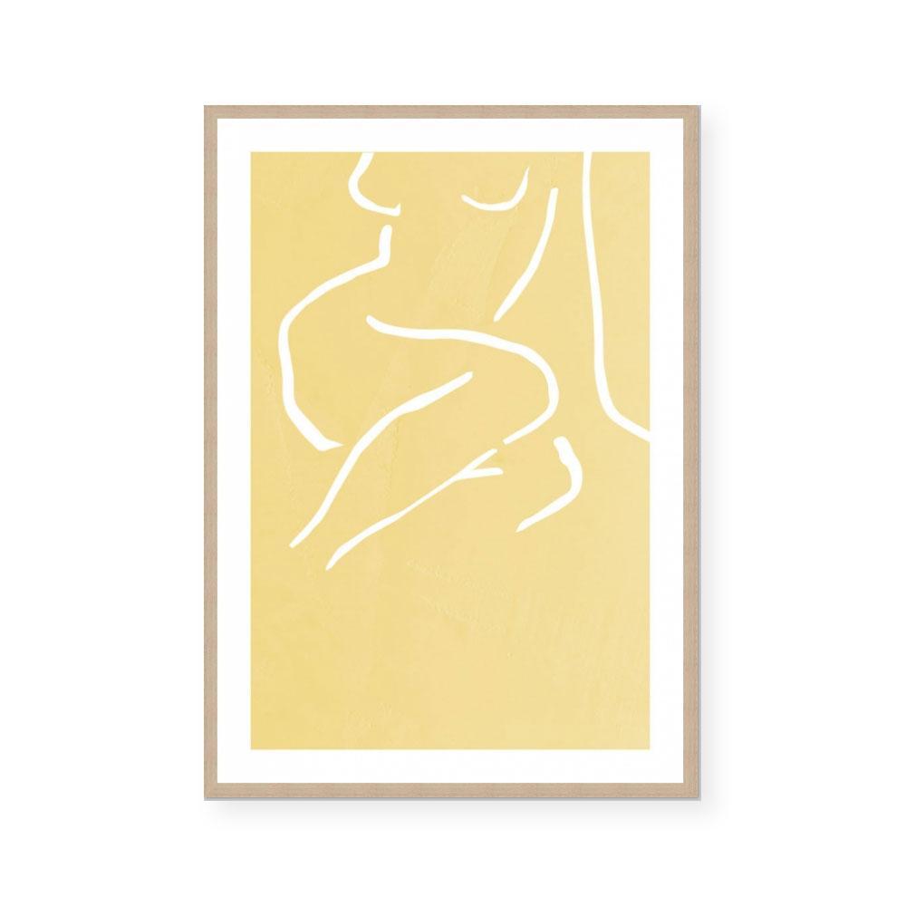 Body Lines I | Yellow