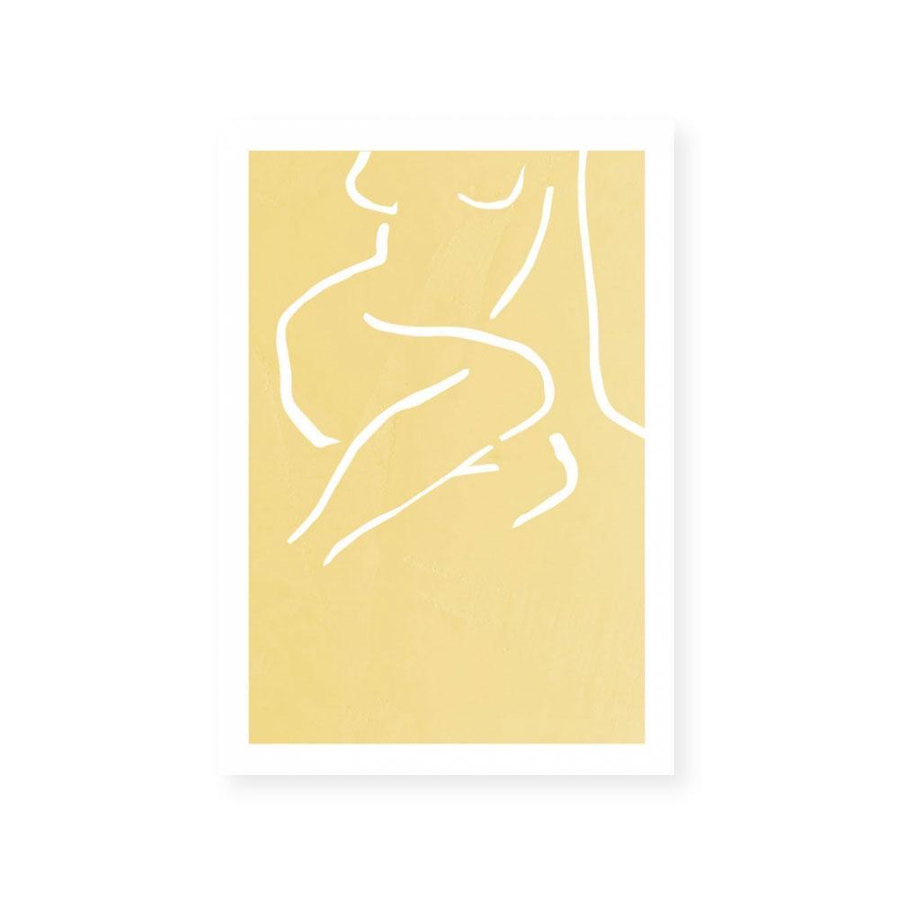 Body Lines I | Yellow