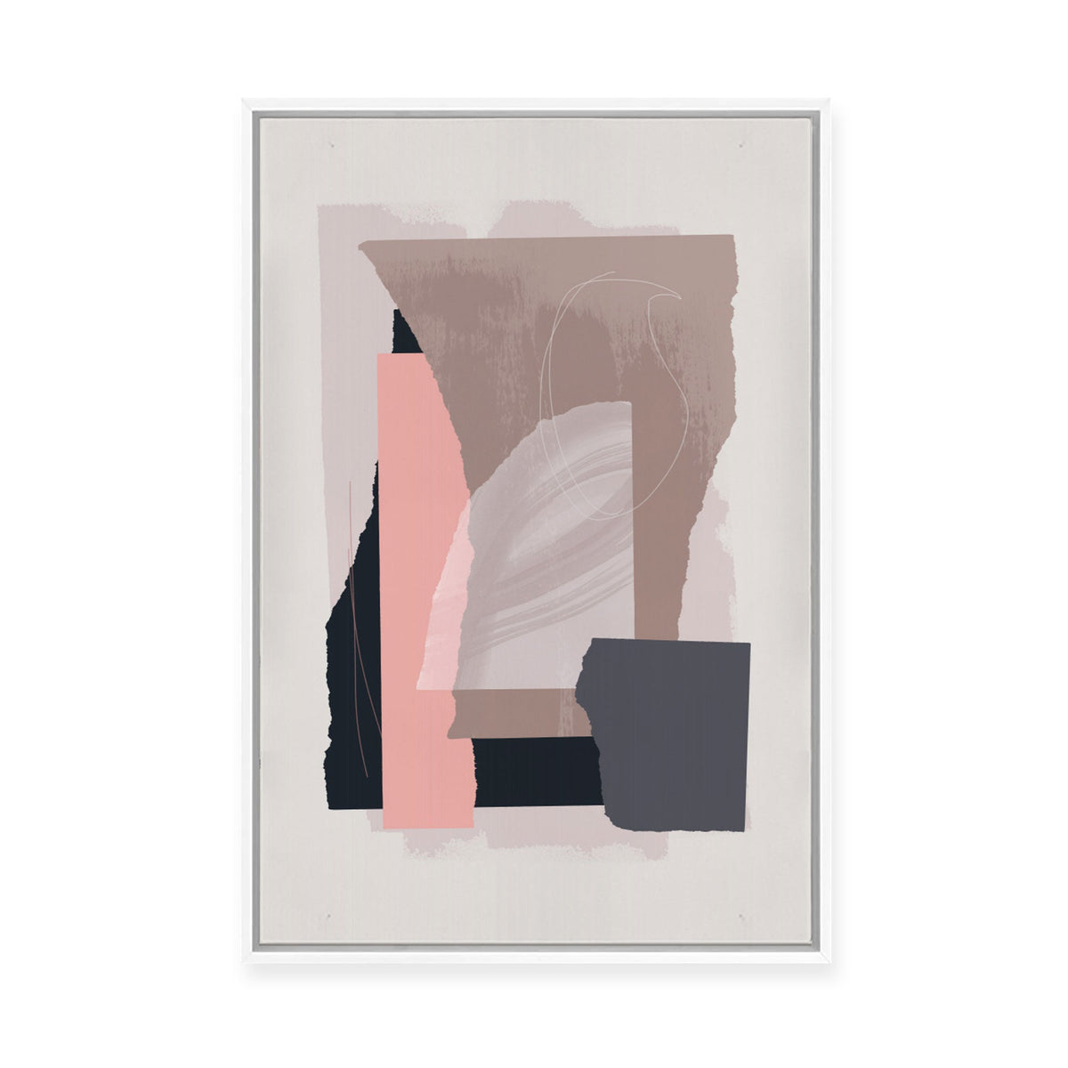 Dusk Impression I | Framed Canvas
