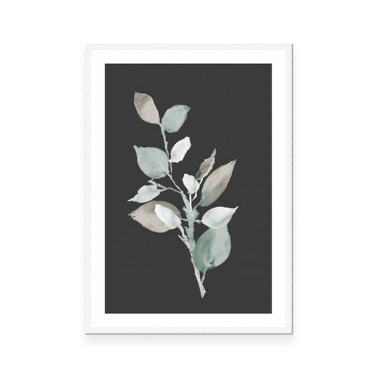 Eucalyptus Branch On Charcoal II