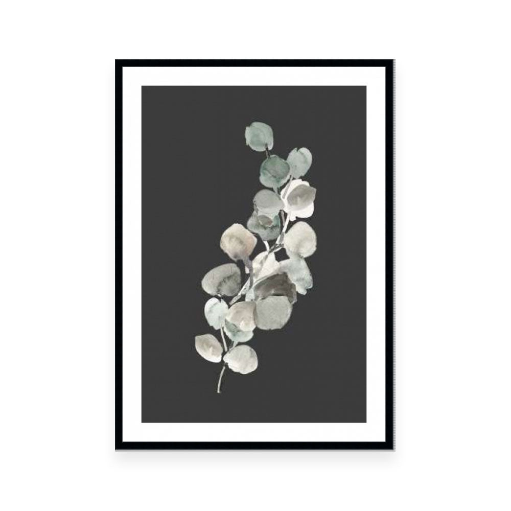 Eucalyptus Branch On Charcoal I