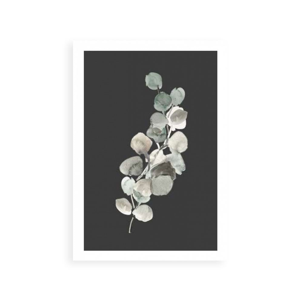 Eucalyptus Branch On Charcoal I