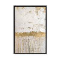 Gold Spill II | Framed Canvas