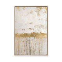Gold Spill II | Framed Canvas