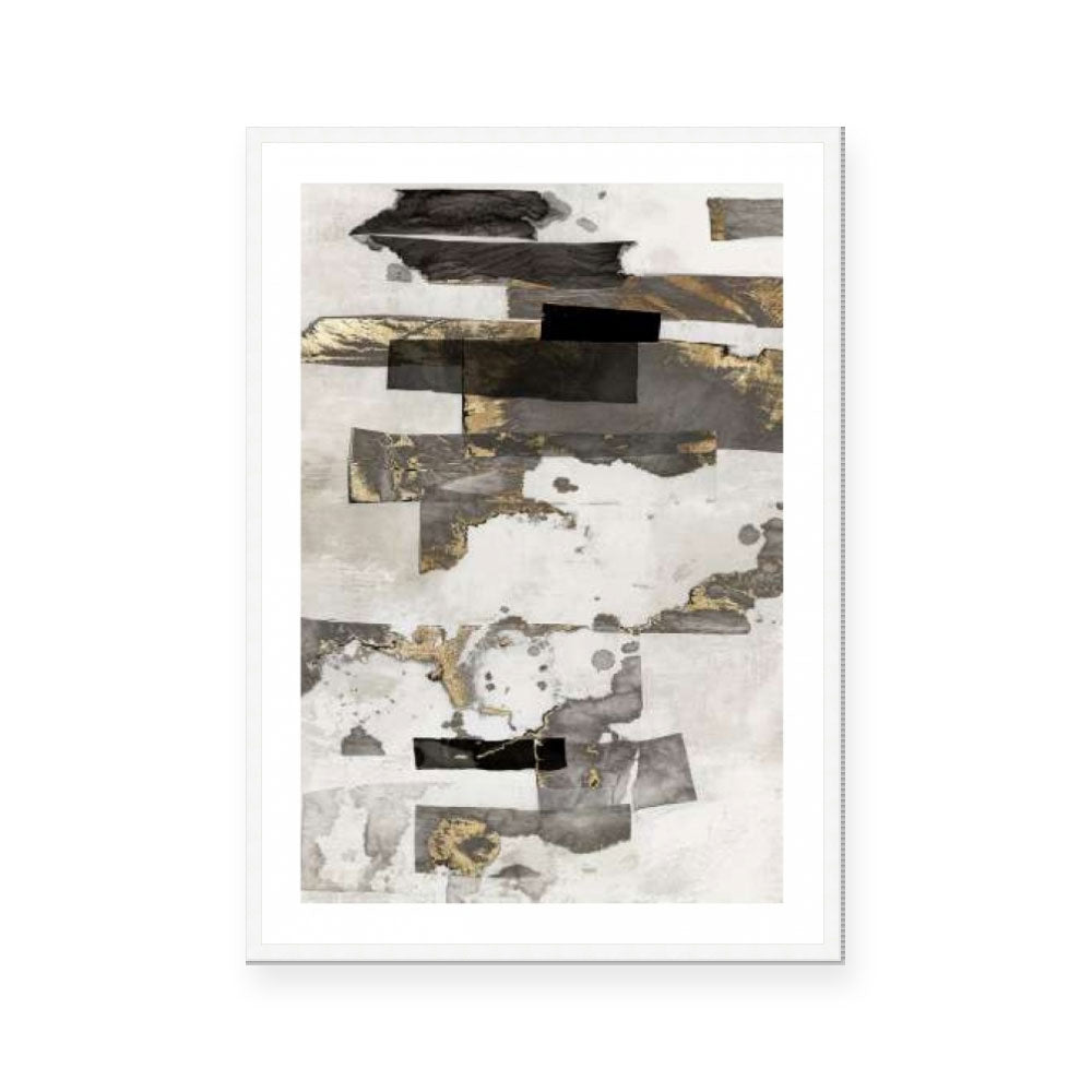 Gold and Black Ink I
