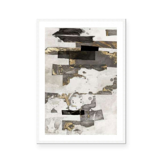 Gold and Black Ink I