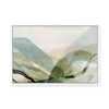 Green Ribbon Hills II | Framed Canvas