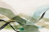 Green Ribbon Hills I | Framed Canvas