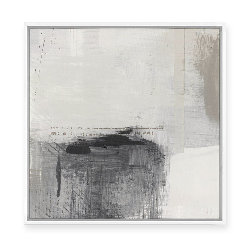Grey Crush II | Framed Canvas