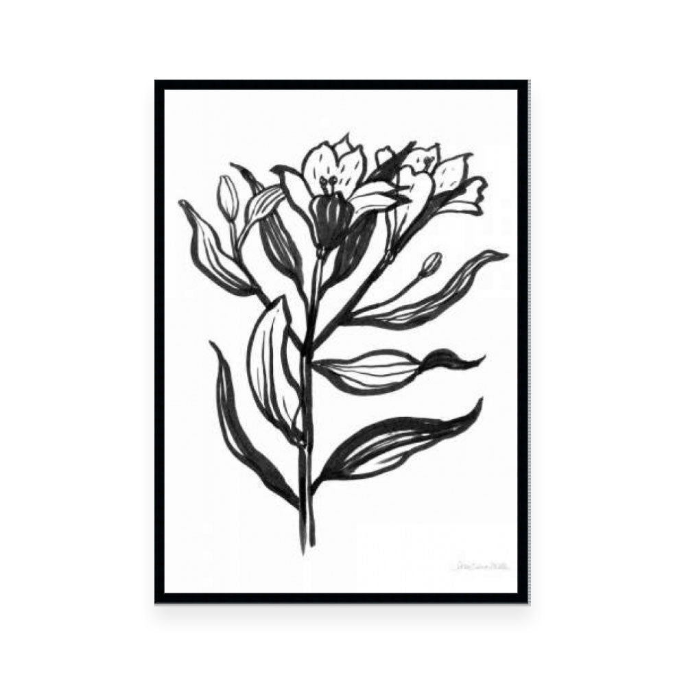 Ink Flower I