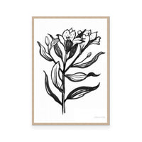 Ink Flower I