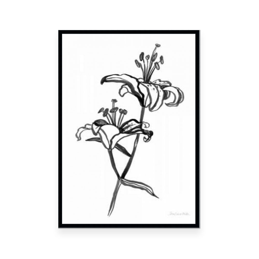 Ink Lilies I