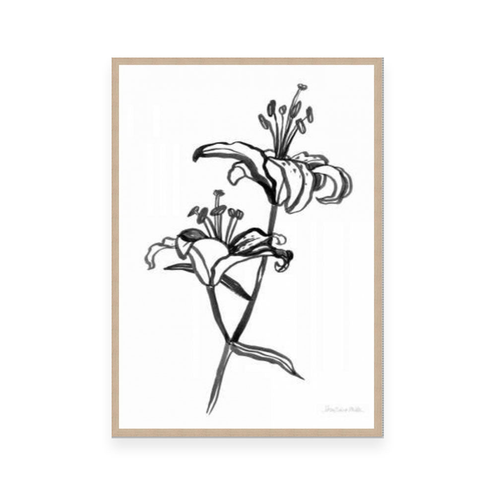 Ink Lilies I