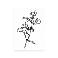Ink Lilies I