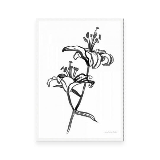 Ink Lilies I