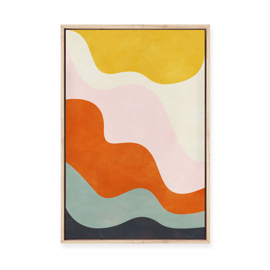 Joy in Colour I | Framed Canvas