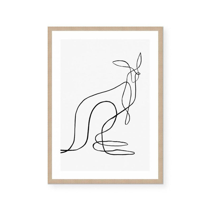 Kangaroo for WIRES | Fine Art Print | Peytil