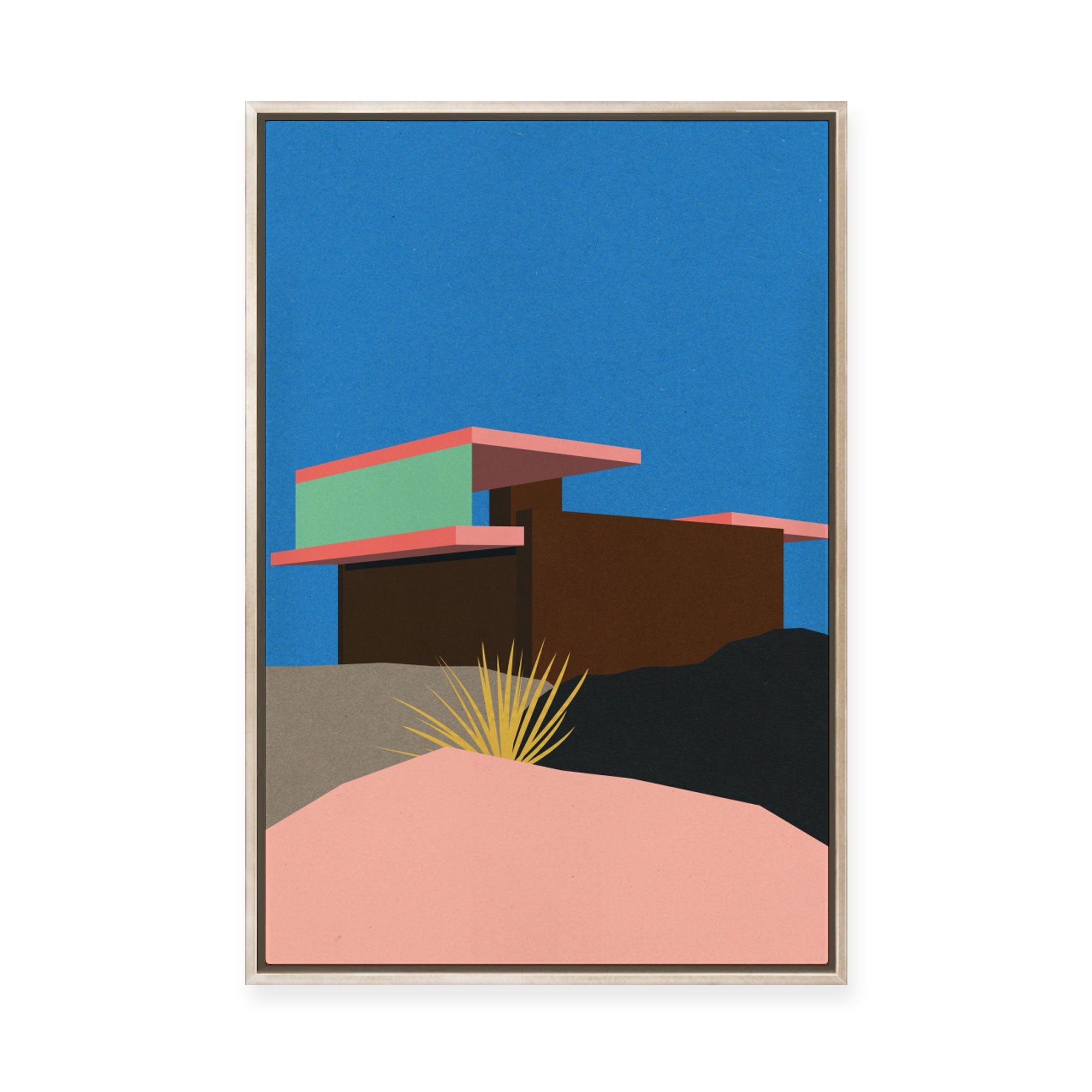 Kaufmann Desert House | Framed Canvas