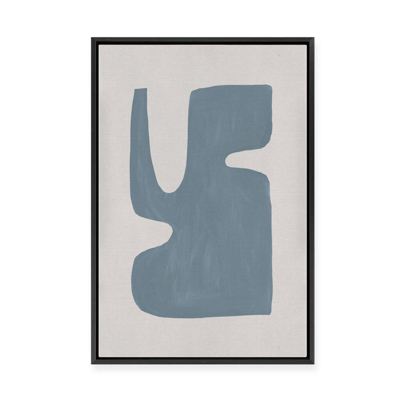 Lela in Blue I | Framed Canvas