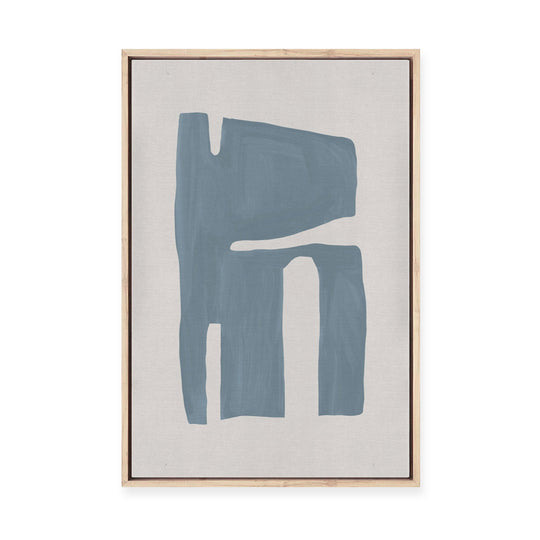 Lela in Blue II | Framed Canvas