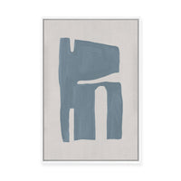 Lela in Blue II | Framed Canvas
