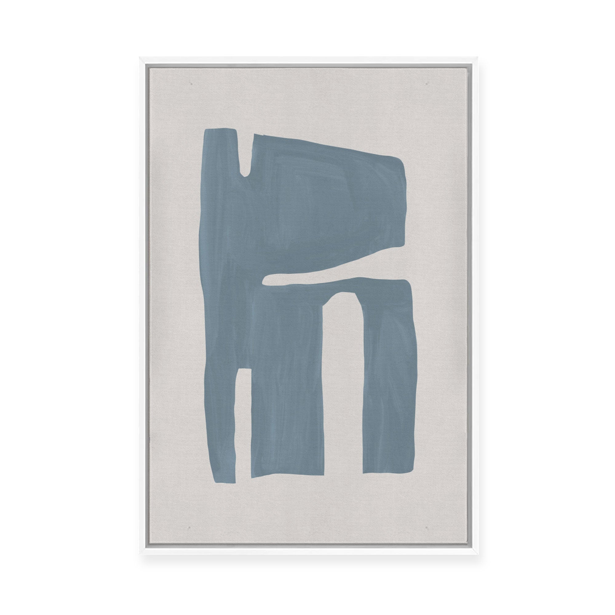 Lela in Blue II | Framed Canvas