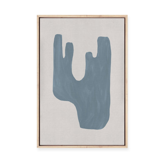 Lela in Blue IV | Framed Canvas