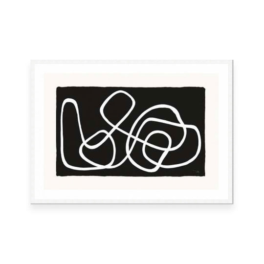 Lines And Curves on Black I