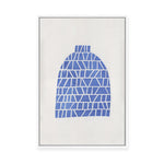 Linocut Vase No.1 | Framed Canvas