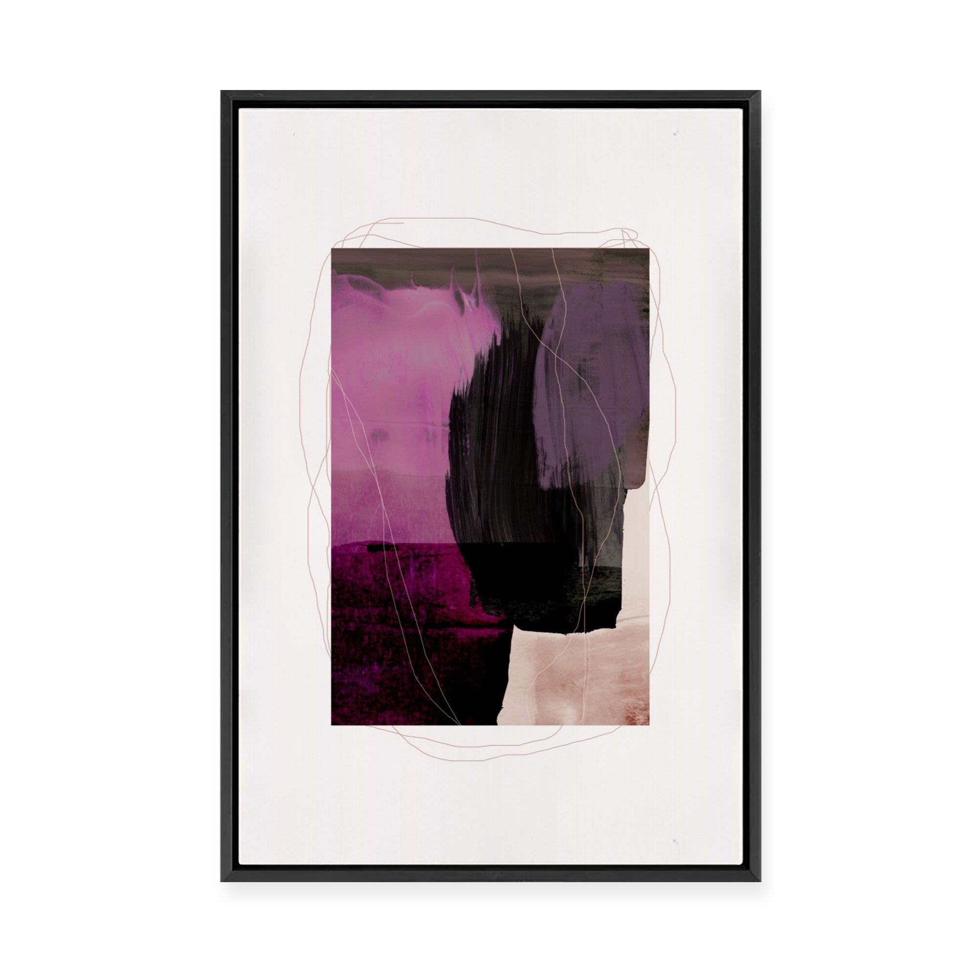 Magenta Shock | Framed Canvas