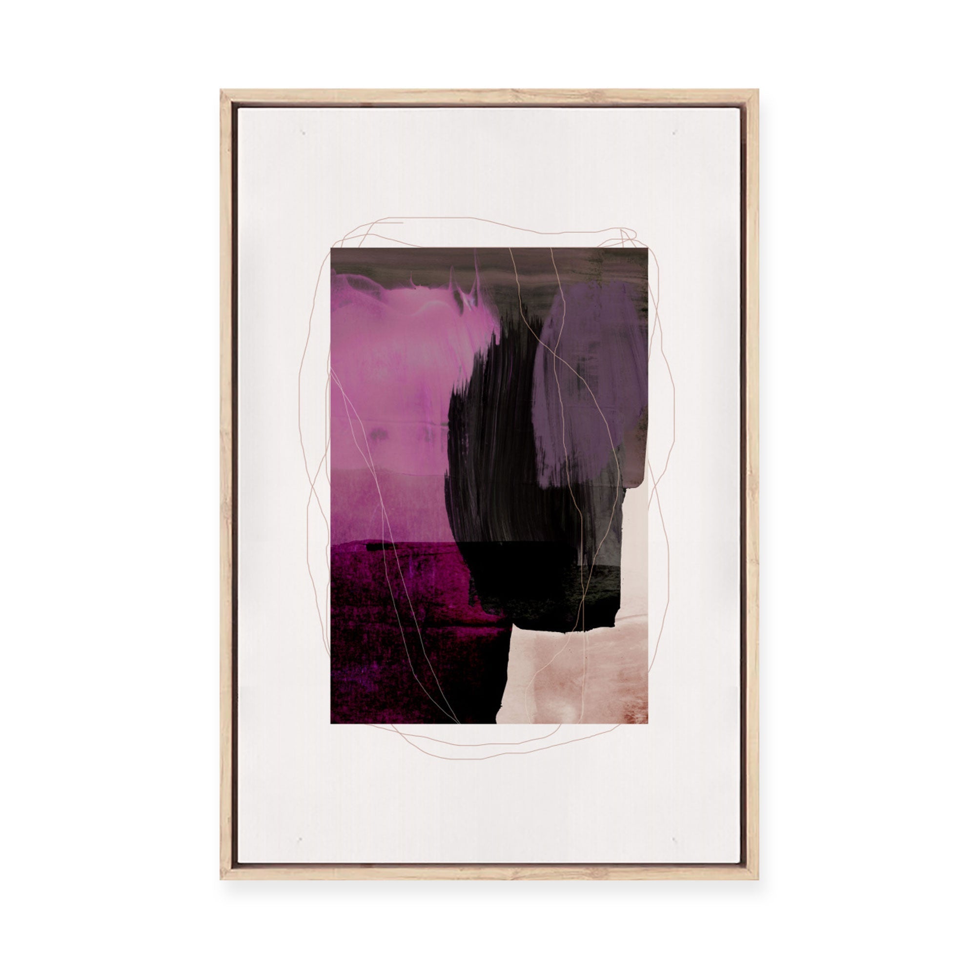 Magenta Shock | Framed Canvas