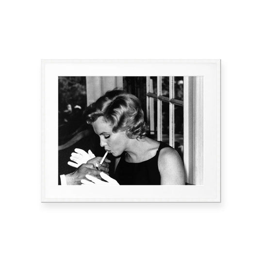 Marilyn Monroe Smoking a Cigarette
