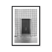 Mid Century Breeze Blocks | Monochrome