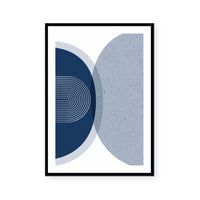 Mid Century Modern Navy Silver 3