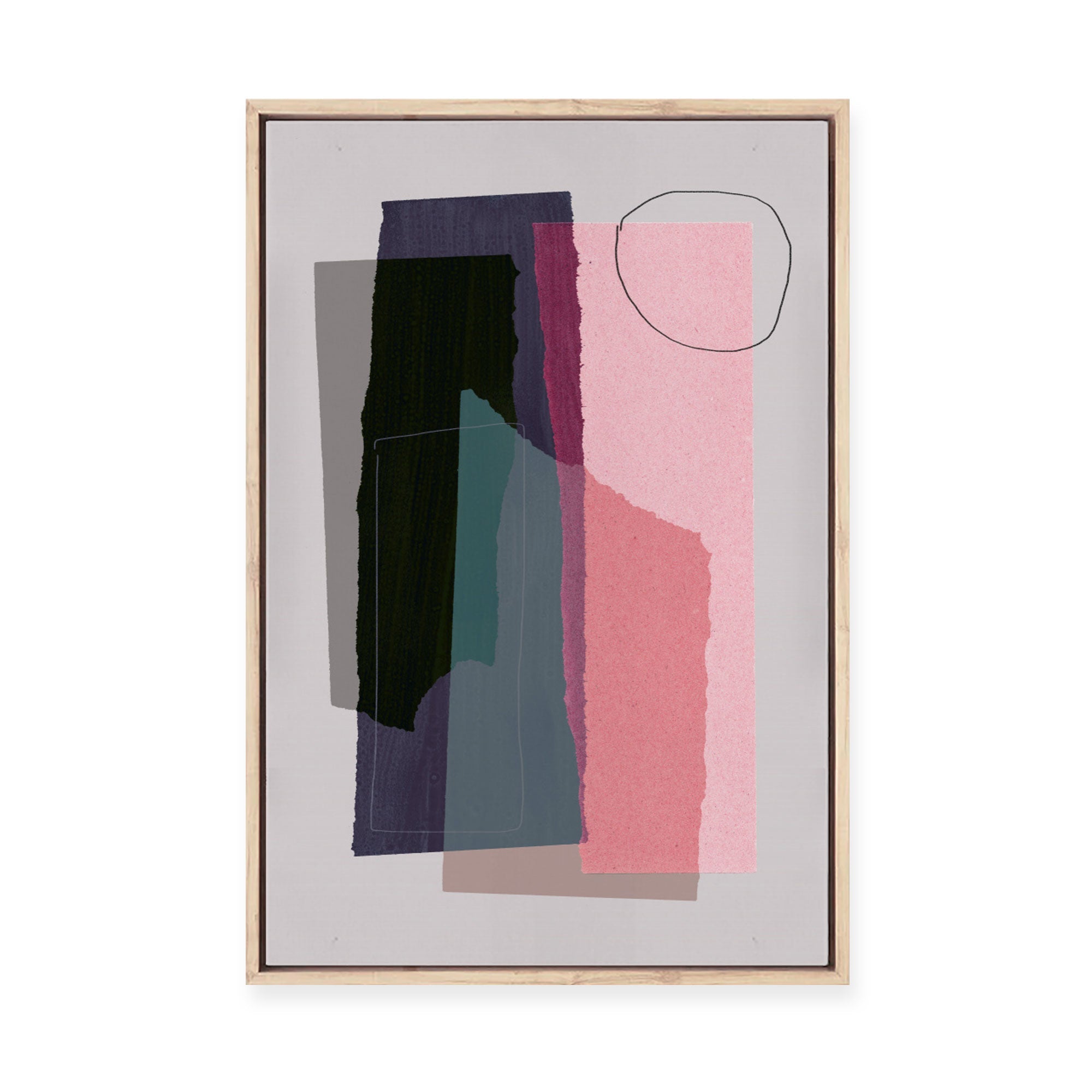 Midnight Impression | Framed Canvas