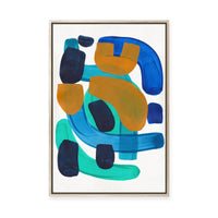 Panning for Gold | Framed Canvas