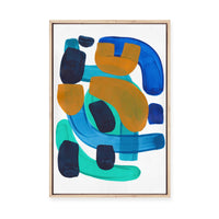 Panning for Gold | Framed Canvas