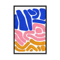 Pastel Play | Framed Canvas