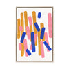 Pastel Play II | Framed Canvas