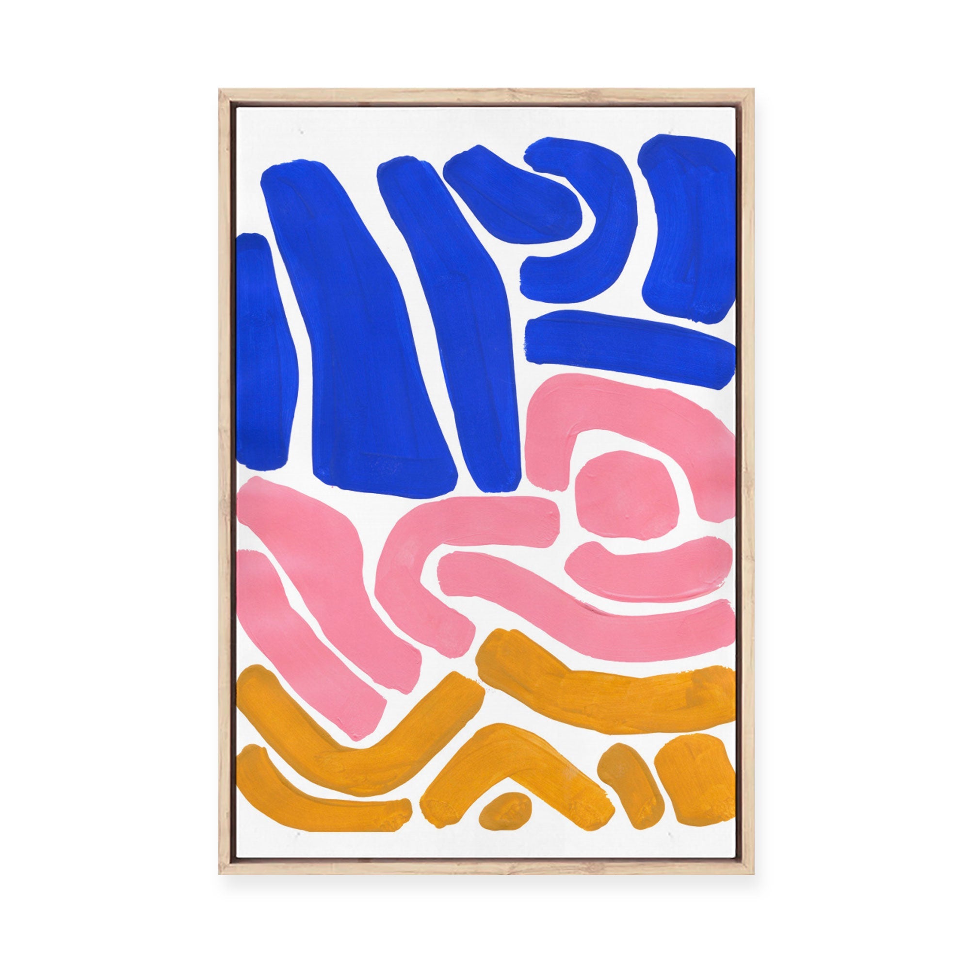 Pastel Play | Framed Canvas